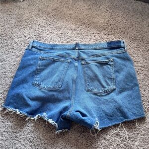 Abercrombie & Fitch Blue Jean Shorts Distressed Cut-Off